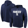 New York Yankees Majestic High Energy Pullover Hoodie - Navy