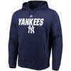 New York Yankees Majestic High Energy Pullover Hoodie - Navy