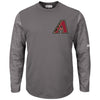 Arizona Diamondbacks Majestic Authentic Collection On-Field Tech Fleece Therma Base Pullover Sweatshirt