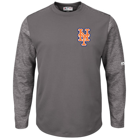 New York Mets Majestic Alternate Authentic Tech Fleece Pullover Sweatshirt