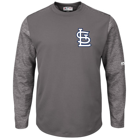St. Louis Cardinals Majestic Alternate Authentic Tech Fleece Pullover Sweatshirt
