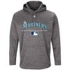 Seattle Mariners Majestic Authentic Collection Team Drive Ultra-Streak Fleece Pullover Hoodie