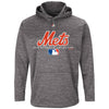 New York Mets Majestic Authentic Collection Team Drive Ultra-Streak Fleece Pullover Hoodie