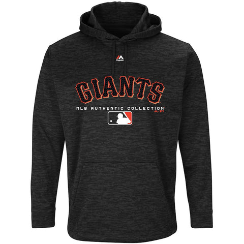 San Francisco Giants Majestic Authentic Collection Team Drive Ultra-Streak Fleece Pullover Hoodie