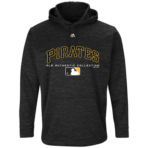 Pittsburgh Pirates Majestic Authentic Collection Team Drive Ultra-Streak Fleece Pullover Hoodie