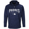San Diego Padres Majestic Authentic Collection Team Drive Ultra-Streak Fleece Pullover Hoodie