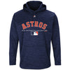 Houston Astros Majestic Authentic Collection Team Drive Ultra-Streak Fleece Pullover Hoodie