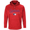 St. Louis Cardinals Majestic Authentic Collection Team Drive Ultra-Streak Fleece Pullover Hoodie