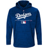 Los Angeles Dodgers Majestic Authentic Collection Team Drive Ultra-Streak Fleece Pullover Hoodie