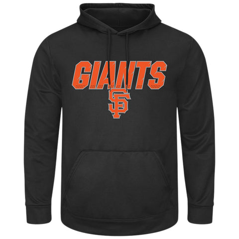 San Francisco Giants Majestic High Energy Pullover Hoodie - Black