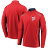 Washington Nationals Majestic Perfect Movements Cool Base Quarter-Zip Pullover Jacket
