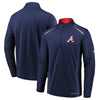 Atlanta Braves Majestic Perfect Movements Cool Base Quarter-Zip Pullover Jacket