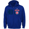 Chicago Cubs Majestic Piercing Attack Full-Zip Hoodie