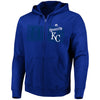 Kansas City Royals Majestic Piercing Attack Full-Zip Hoodie