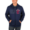 Cleveland Indians Majestic Piercing Attack Full-Zip Hoodie