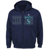 Seattle Mariners Majestic Piercing Attack Full-Zip Hoodie
