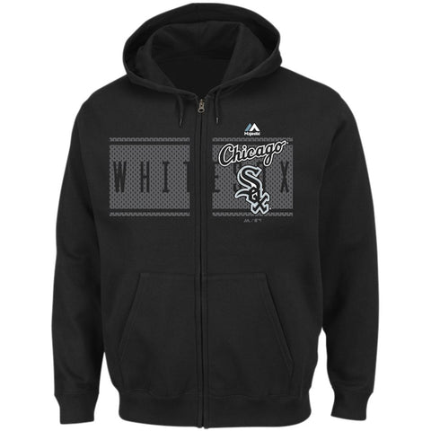 Chicago White Sox Majestic Piercing Attack Full-Zip Hoodie
