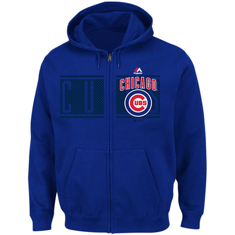 Chicago Cubs Majestic Piercing Attack Full-Zip Hoodie