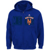 New York Mets Majestic Piercing Attack Full-Zip Hoodie
