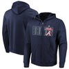 Atlanta Braves Majestic Piercing Attack Full-Zip Hoodie