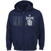 San Diego Padres Majestic Piercing Attack Full-Zip Hoodie