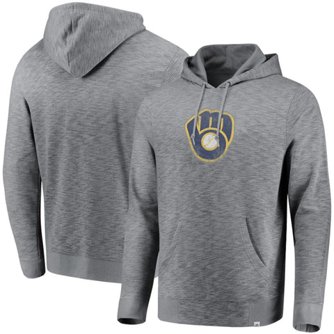 Milwaukee Brewers Majestic Without Delay Pullover Hoodie