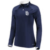 San Diego Padres Majestic Women's Extremely Clear Cool Base Raglan 1/2-Zip Jacket