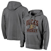 Anaheim Ducks   Vintage Collection Old Favorite Shadow Washed Pullover Hoodie - Black