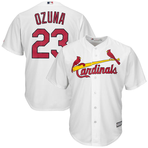 Marcell Ozuna St. Louis Cardinals Majestic Official Cool Base Player Jersey
