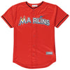 Miami Marlins Youth Replica Blank Team Jersey
