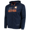 Houston Astros Majestic MLB Chin Music Full Zip Therma Base Hoodie