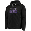 Colorado Rockies Majestic MLB Chin Music Full Zip Therma Base Hoodie