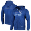 Kansas City Royals Majestic MLB Chin Music Full Zip Therma Base Hoodie