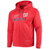 Washington Nationals Majestic MLB Chin Music Full Zip Therma Base Hoodie
