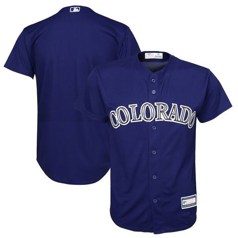 Colorado Rockies Youth Replica Blank Team Jersey