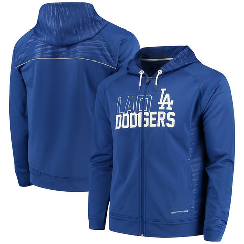 Los Angeles Dodgers Majestic MLB Chin Music Full Zip Therma Base Hoodie