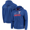 Texas Rangers Majestic MLB Chin Music Full Zip Therma Base Hoodie