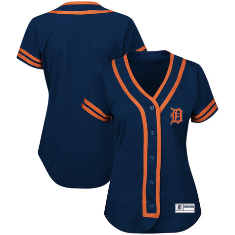 Detroit Tigers Majestic Women's Plus Size Absolute Victory Fashion Jersey