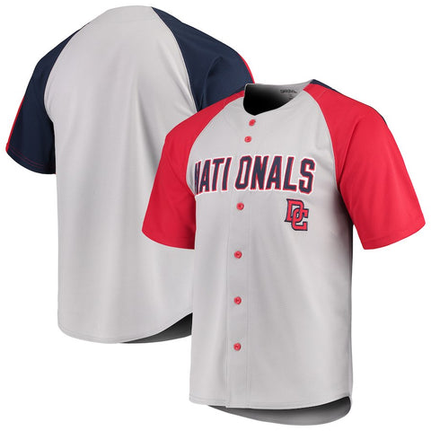 Washington Nationals Stitches Lightweight Mesh Jersey