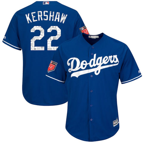 Clayton Kershaw Los Angeles Dodgers Majestic 2018 Spring Training Cool Base Player Jersey