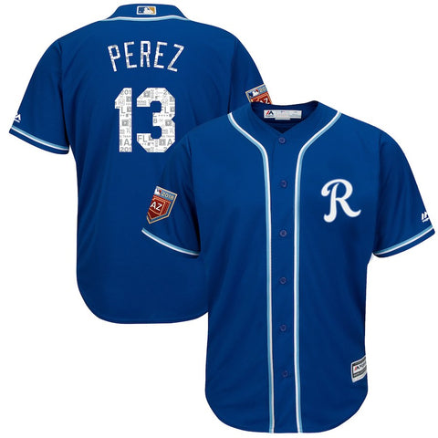 Salvador Perez Kansas City Royals Majestic 2018 Spring Training Cool Base Player Jersey