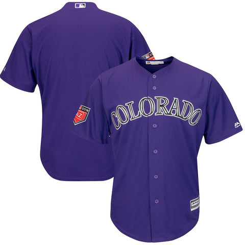 Colorado Rockies Majestic 2018 Spring Training Cool Base Team Jersey