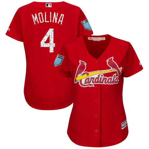 Yadier Molina St. Louis Cardinals Majestic Women's 2018 Spring Training Cool Base Player Jersey