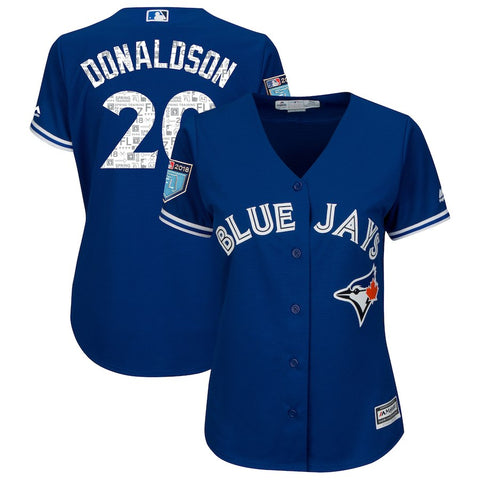 Josh Donaldson Toronto Blue Jays Majestic Women's 2018 Spring Training Cool Base Player Jersey