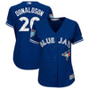 Josh Donaldson Toronto Blue Jays Majestic Women's 2018 Spring Training Cool Base Player Jersey