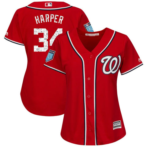 Bryce Harper Washington Nationals Majestic Women's 2018 Spring Training Cool Base Player Jersey