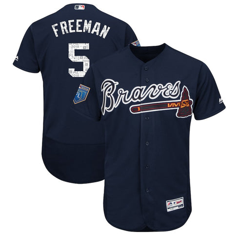 Freddie Freeman Atlanta Braves Majestic 2018 Spring Training Flex Base Player Jersey