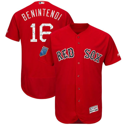 Andrew Benintendi Boston Red Sox Majestic 2018 Spring Training Flex Base Player Jersey
