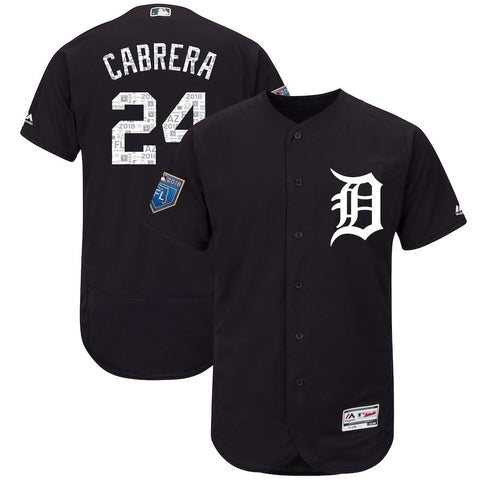 Miguel Cabrera Detroit Tigers Majestic 2018 Spring Training Flex Base Player Jersey