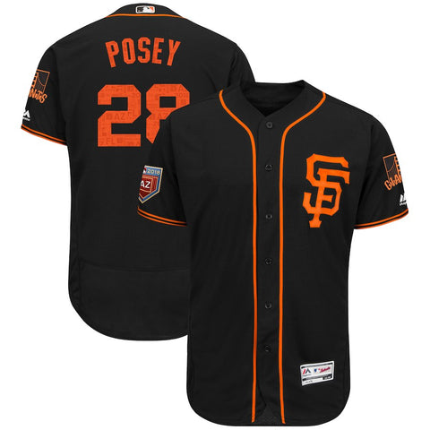 Buster Posey San Francisco Giants Majestic 2018 Spring Training Flex Base Player Jersey